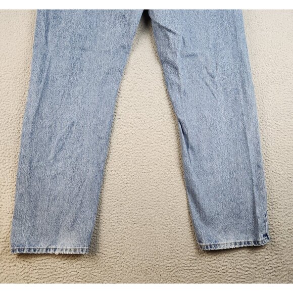 Mens 36x32 Blue Wrangler Jeans Regular Classic Denim Workwear Straight Leg Pants - Picture 3 of 8